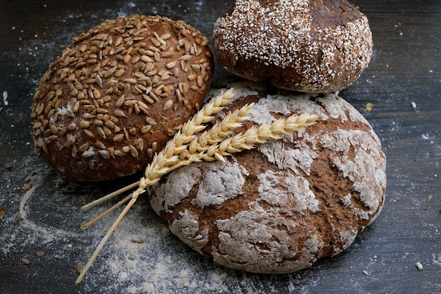 Gluten-free bread made from buckwheat and rye