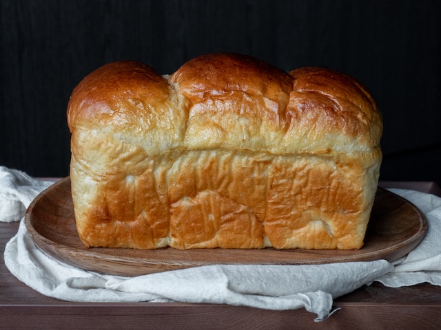 A loaf of brioche bread